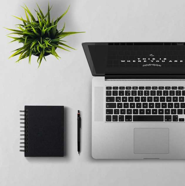 online shopping laptop night